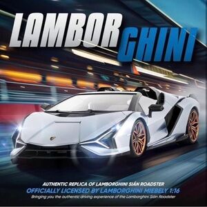 Lamborghini Remote Control Car, 1:16 Scale Lambo Toy Car 7.4V 500mAh Officially